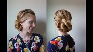 Beautiful EASY Updo | Heatless | Hair by Hannah