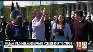 WNYT: Amazon Prime's College Tour at UAlbany