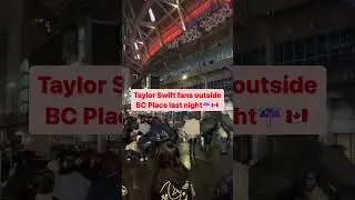They were outside for the whole concert🎤 Credit: #canada #toronto #brampton #burlington #ottawa