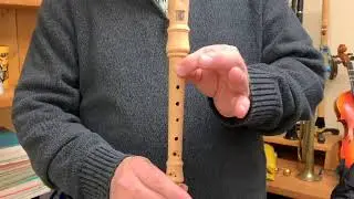 Recorder Fingering B