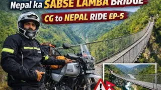 Nepal Bike Trip EP-5 | Lumbini to Pokhara Ride 🏍️ | Chivari Bridge | G Rider