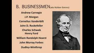 Industrial America: Robber Barons
