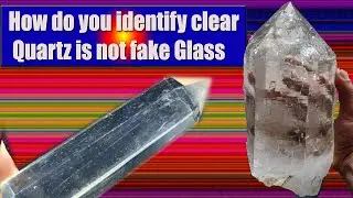 How to check  Quartz  stone is real or fake | How do you identify clear quartz is not fake glass