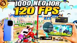 IQOO NEO 10R😲💥BGMI SUPER SMOOTH 😍💥120FPS FULL REVIEW NEW UPDATE 4.0😍💥 PUBG MOBILE TEST 