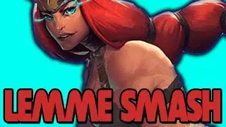 FREYA LEMME SMASH | Battlerite Freya smashing gameplay