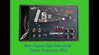 Classic Vintage Wem Copycat Tape Echo Delay Impulse Response IR's Mixing Mastering Music Audio