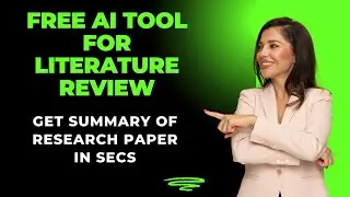 Free AI Tool for Literature Review | Noiz io |Get Summary of Research paper in secs |AI for research