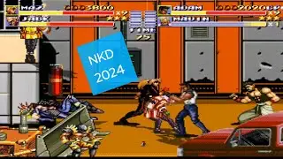 Streets  of rage remake SoRMaker MOD By Serrr - NKD 2024(Maz and Adam game play/Mania)