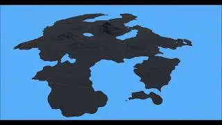 3D procedural world/island generation demo1
