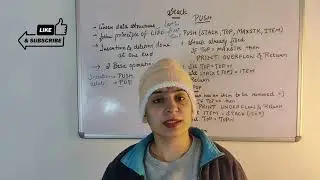 Operation on Stack - Push and Pop Algorithm