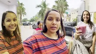 Pregnancy Month 7 | Daily Vlog | Delhi Rainy Season, Dog Grooming, Mango Shake