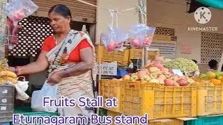 Fruits Stall at Eturnagaram Bus stand