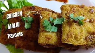 Chicken Malai Parcels | Chicken Keema Snack Recipe For Ramadan 2025