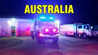 Mercedes Unimog response for the 1st time with LED light - New South Wales State Emergency Service