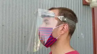 Reusable Loupe Compatible Face Shield with Replaceable 4 mil Anti-Fog Lens - Made in Michigan, USA