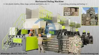 Automatic Horizontal Plastic Bottle Baler Machine:Efficient Eco-Friendly Economical