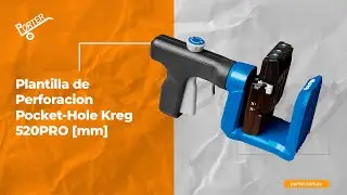 porter.com.py - Plantilla de Perforacion Pocket-Hole Kreg 520PRO [mm]