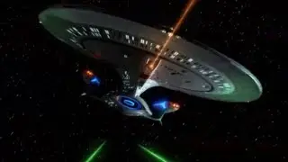 Enterprise-D Refit engaging two Negh'Var class battleships