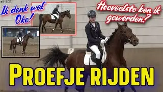 Hoe verloopt mijn PROEFJE vandaag. Ik rij op BAMBI. Eind van de middag PRIJS UITREIKING!  #3150B