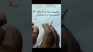 which is the smallest continent in the world | name the smallest continent #gk #education #shortfeed