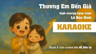 Thương Em Đến Già Karaoke Style OST - Lê Bảo Bình | AI Cover #gizadata