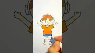 How to draw a boy 👦 | Step-by-Step Drawing for Kids