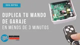 &iquest;C&oacute;mo duplicar tu mando de garaje en menos de 3 minutos?