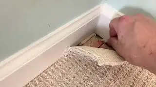 Pattern carpet installation. Daily grind.