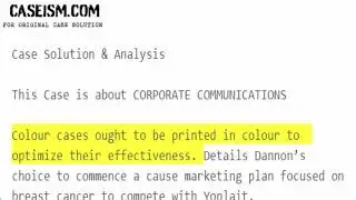 The Dannon Company: Marketing and Corporate Social Responsibility (B) Case Solution & Analysis