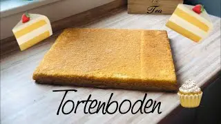 Wiener Tortenboden für‘s Blech/ Grundrezept Tortenboden schnell und einfach gemacht