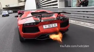 DMC Lamborghini Aventador LP700 4 on the road in Monaco! Brutal Sounds!