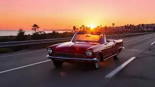 Cyber Sunset ✧ Neon Synthwave Horizon Drive ♜