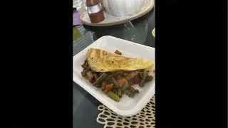 Receta de omelet saludable Almuerzo saludable