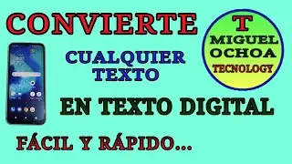 C&Oacute;MO convertir un texto escrito a mano en un texto digital y enviarlo por WhatsApp