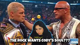 THE ROCK WANTS CODY'S SOUL??? | WWE Smackdown, The Rock & Cody Rhodes Segment Reaction