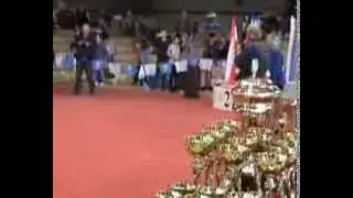 Junior handling competition at Int. Show 18 Jan 2014 judged by Rivka Libkind