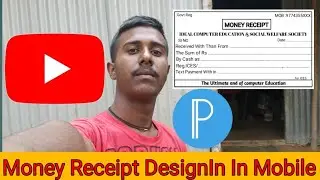 Money Receipt DesignIn Pixellab || Pixelab Poster Design 