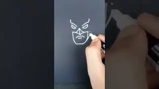How to Draw The Batman with Posca Markers Very Easy Tutorial thebatman posca dccomics 1