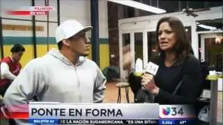 Univision visits Fillmore's Physique Tech Fitness Studio Part 1