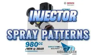 EFI Hardware - Fuel Injector Spray Patterns #performancecars #enginetuning  #diyefi #carpart