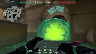 Poison Cloud Lineup on Lotus used by G2 JonahP in VCT 2024 Masters Shanghai #2【 VALORANT Viper 】