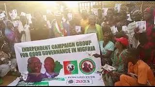 The Independent Campaign Group for Good Governance in Nigeria grassroots campaign in Abuja.