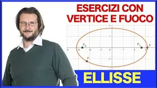 Ellisse, esercizi con vertice e fuoco