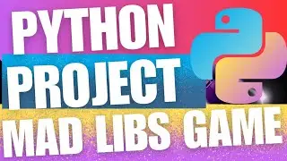 Python Beginner Project|Build A Simple Mad Libs Game #pythonforbeginners #pythonprojects #python