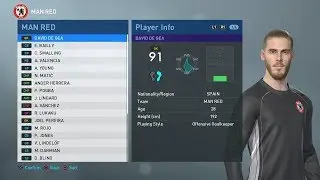 PES 2019 - Manchester United Face and Player Ratings