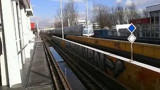 RET Metro 3*Type S op Lijn A - Vertrek Capelsebrug richting Binnenhof