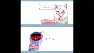 Ральзей и Крис каноничная СЕКРЕТНАЯ сцена #deltarune #shorts #memes