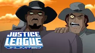 The League fights in the Wild Wild West with Jonah Hex | Justice League Unlimited