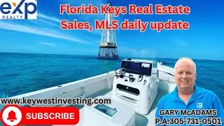 Florida Keys Real Estate Sales, MLS daily update
