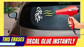 How to Remove Car Decals FAST Without Damaging Paint 🚗💦